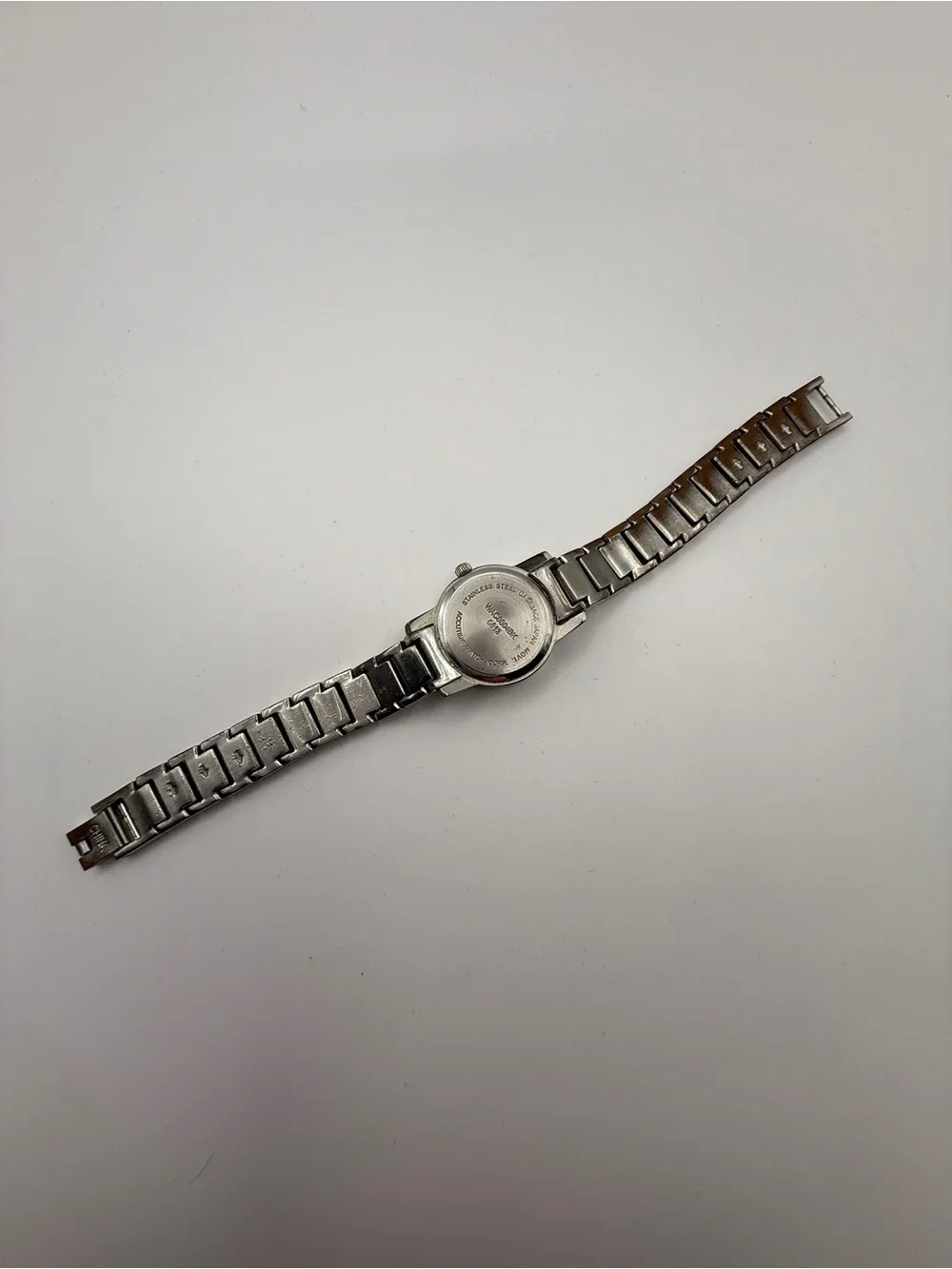 Kim Rogers - Silver‑Tone Watch - Faceted Bezel - New Battery